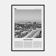 Westwood Travel B&W Poster
