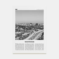 Westwood Travel B&W Poster