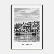 Weymouth Portrait B&W Poster