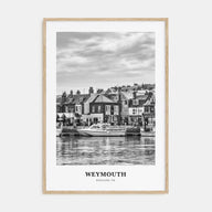 Weymouth Portrait B&W Poster