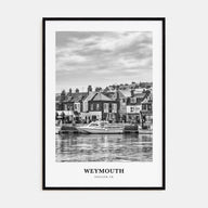 Weymouth Portrait B&W Poster