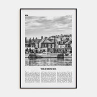 Weymouth Travel B&W Poster