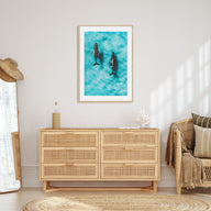 Whale Photo Color No 1 Poster