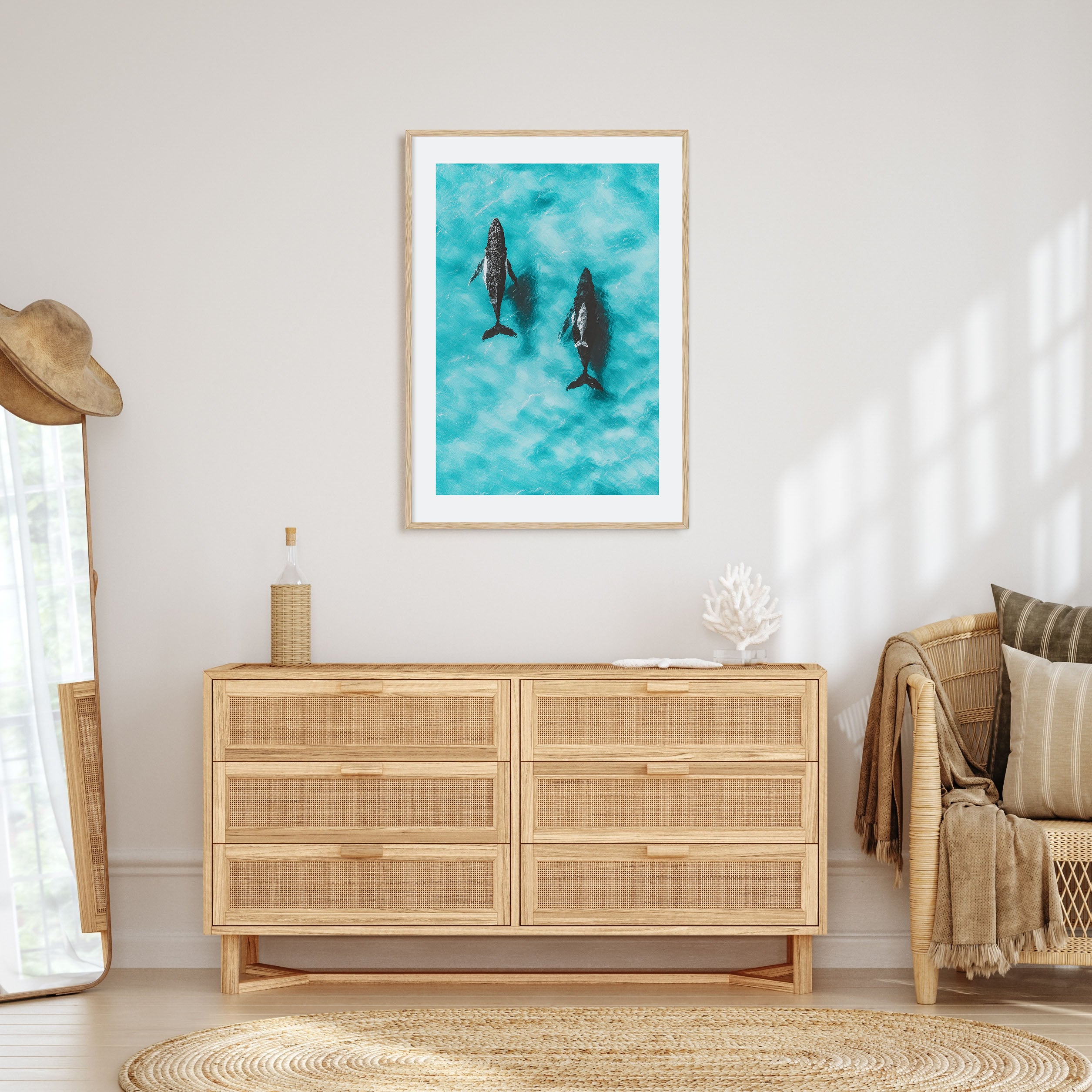 Whale Photo Color No 1 Poster