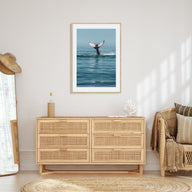 Whale Photo Color No 4 Poster