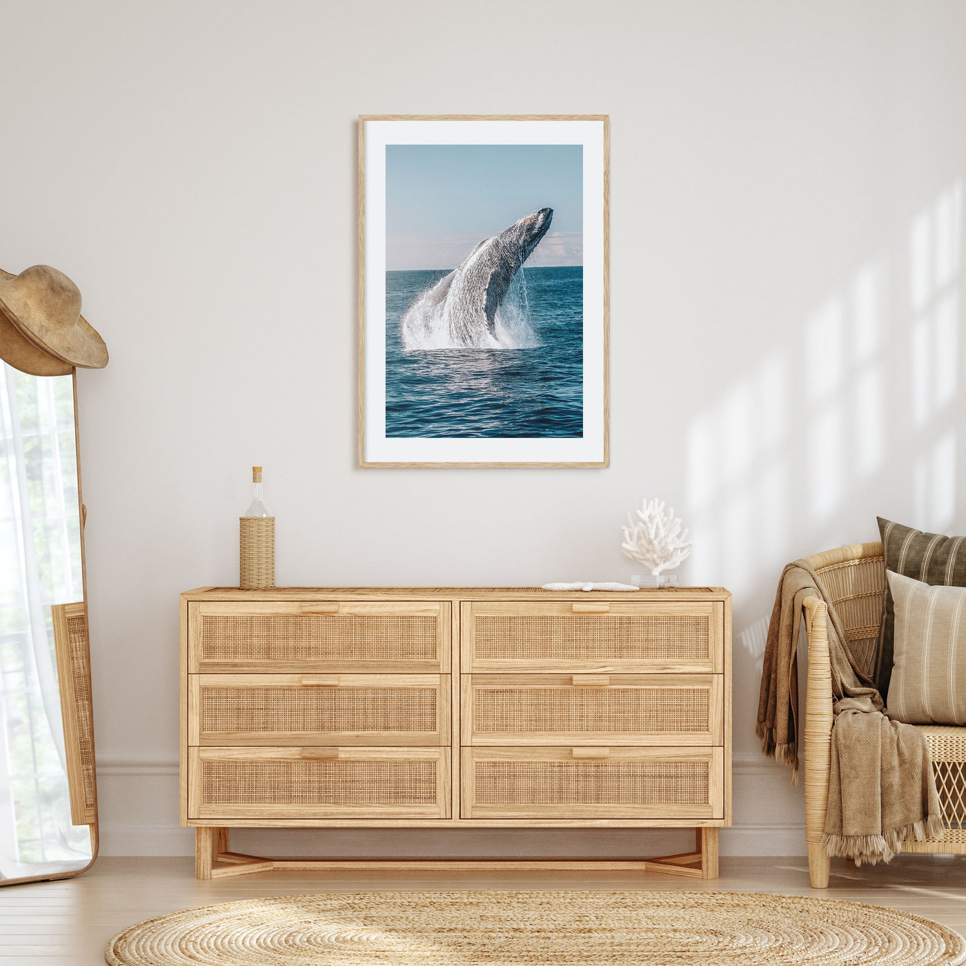 Whale Photo Color No 5 Poster