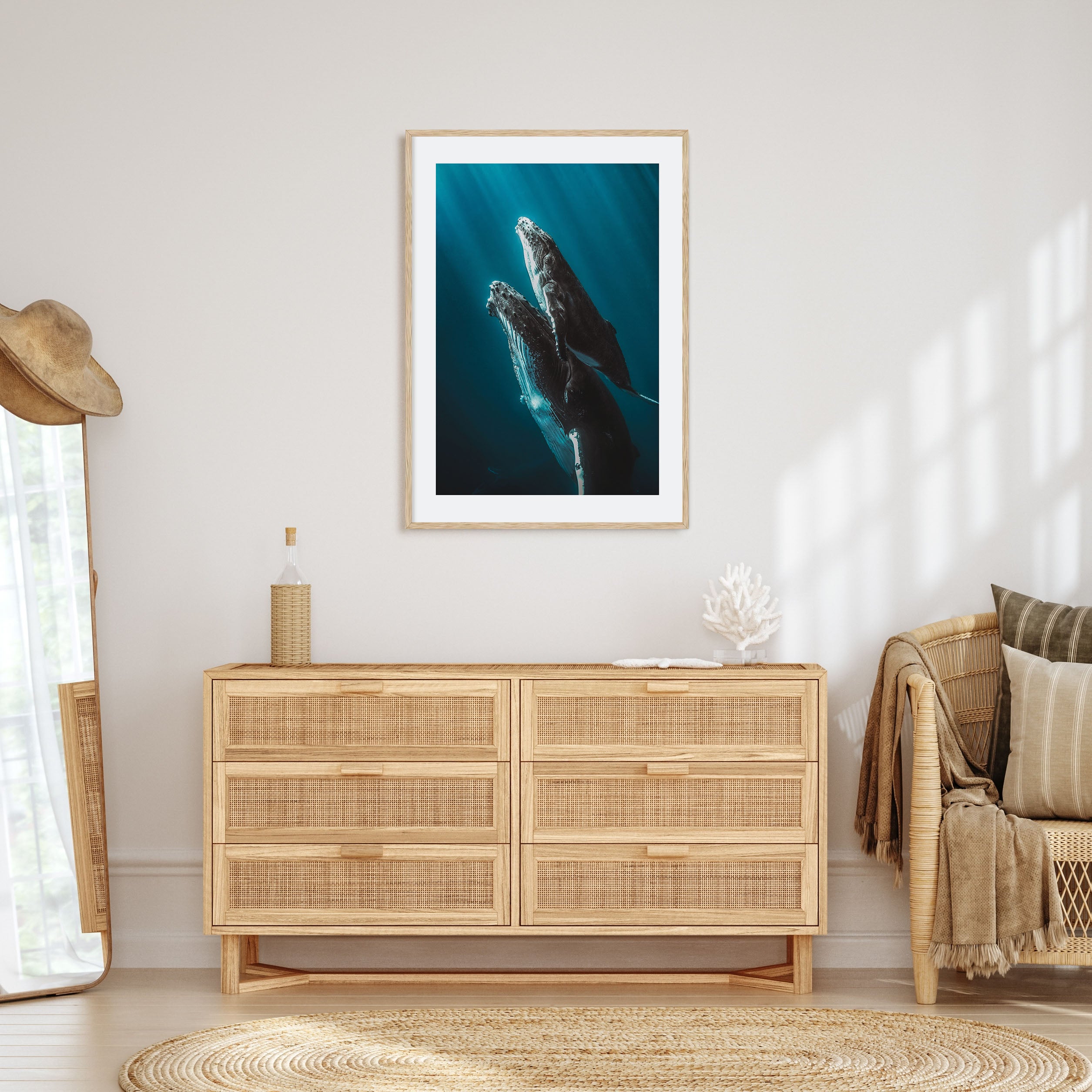 Whale Photo Color No 6 Poster