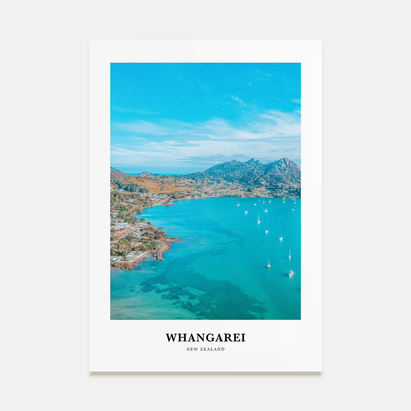 Whangarei Portrait Color Poster