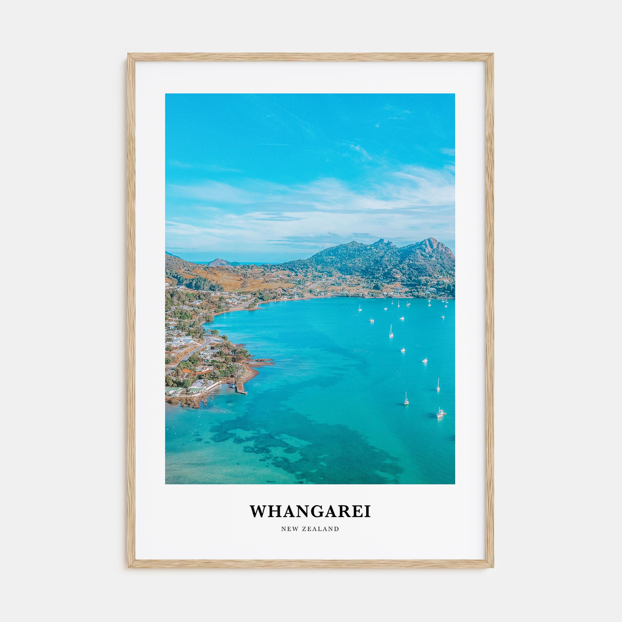 Whangarei Portrait Color Poster