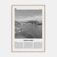 Whangarei Travel B&W Poster
