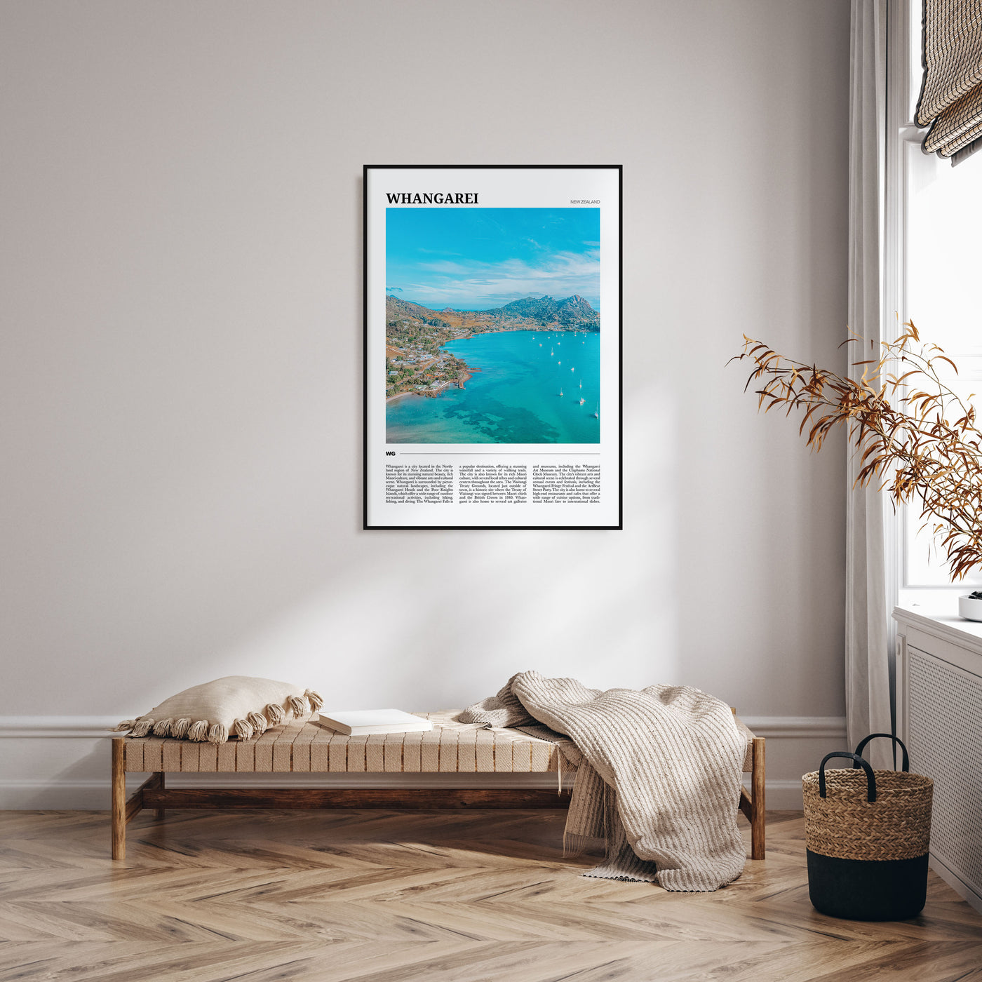 Whangarei Travel Color Poster