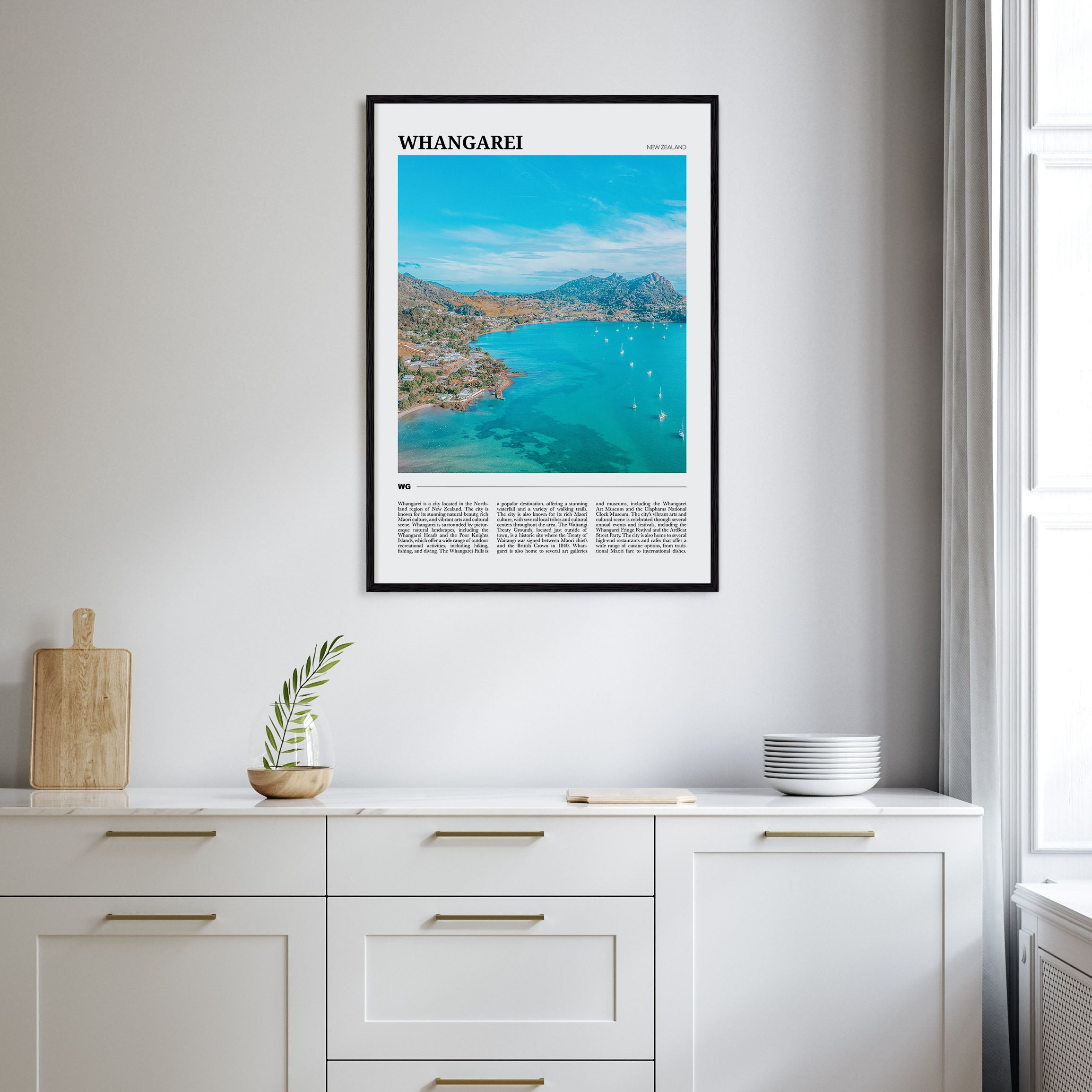 Whangarei Travel Color Poster