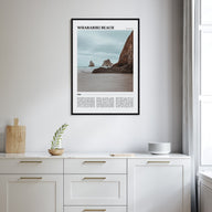 Wharariki Beach Travel Color Poster