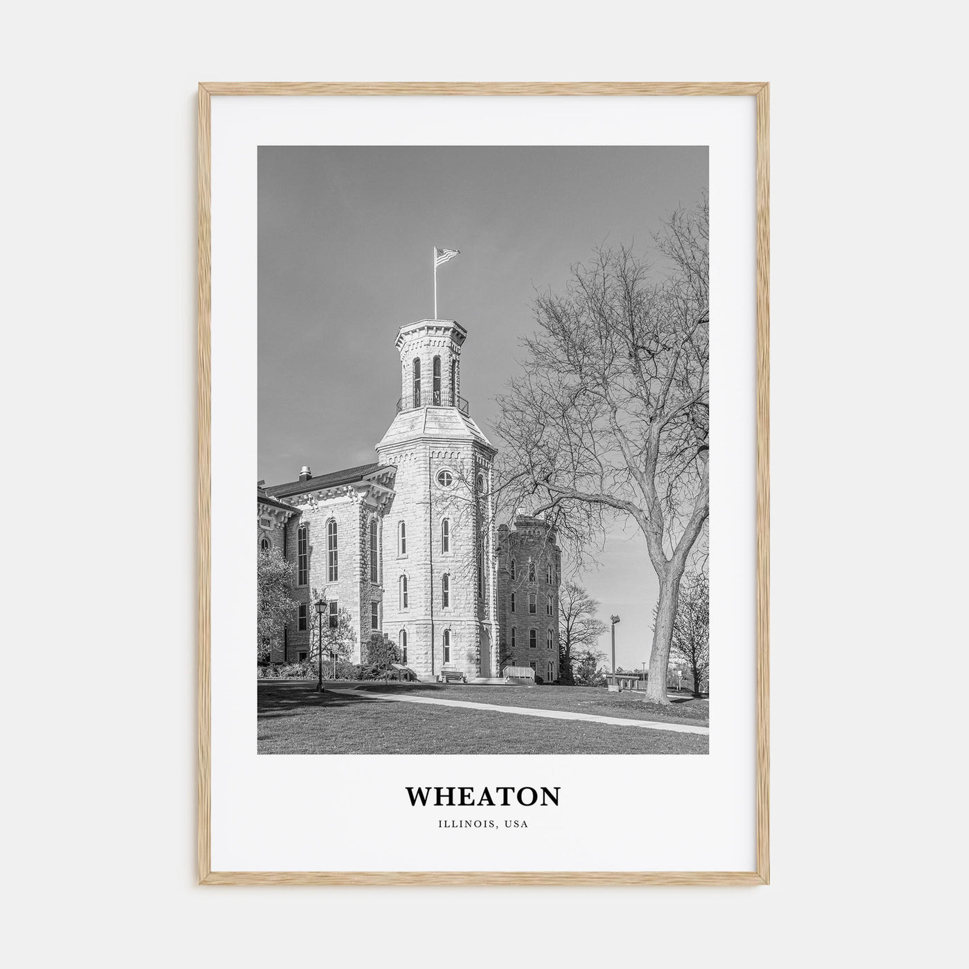 Wheaton Portrait B&W Poster