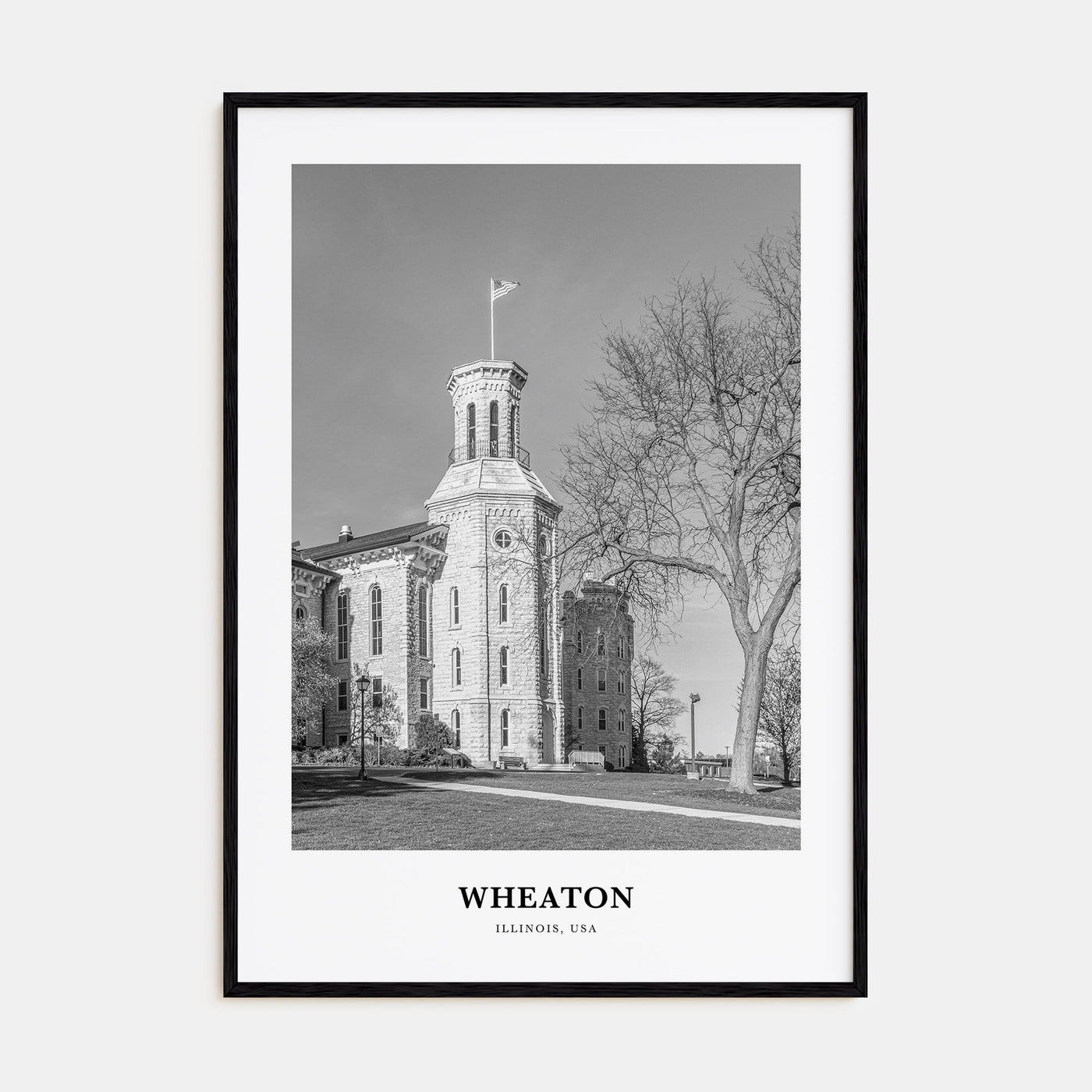 Wheaton Portrait B&W Poster