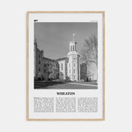 Wheaton Travel B&W Poster