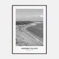 Whidbey Island Portrait B&W Poster