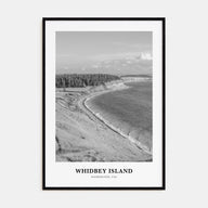 Whidbey Island Portrait B&W Poster
