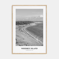 Whidbey Island Portrait B&W Poster