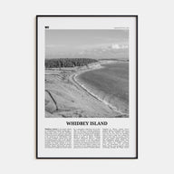 Whidbey Island Travel B&W Poster