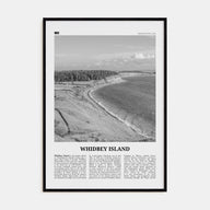 Whidbey Island Travel B&W Poster