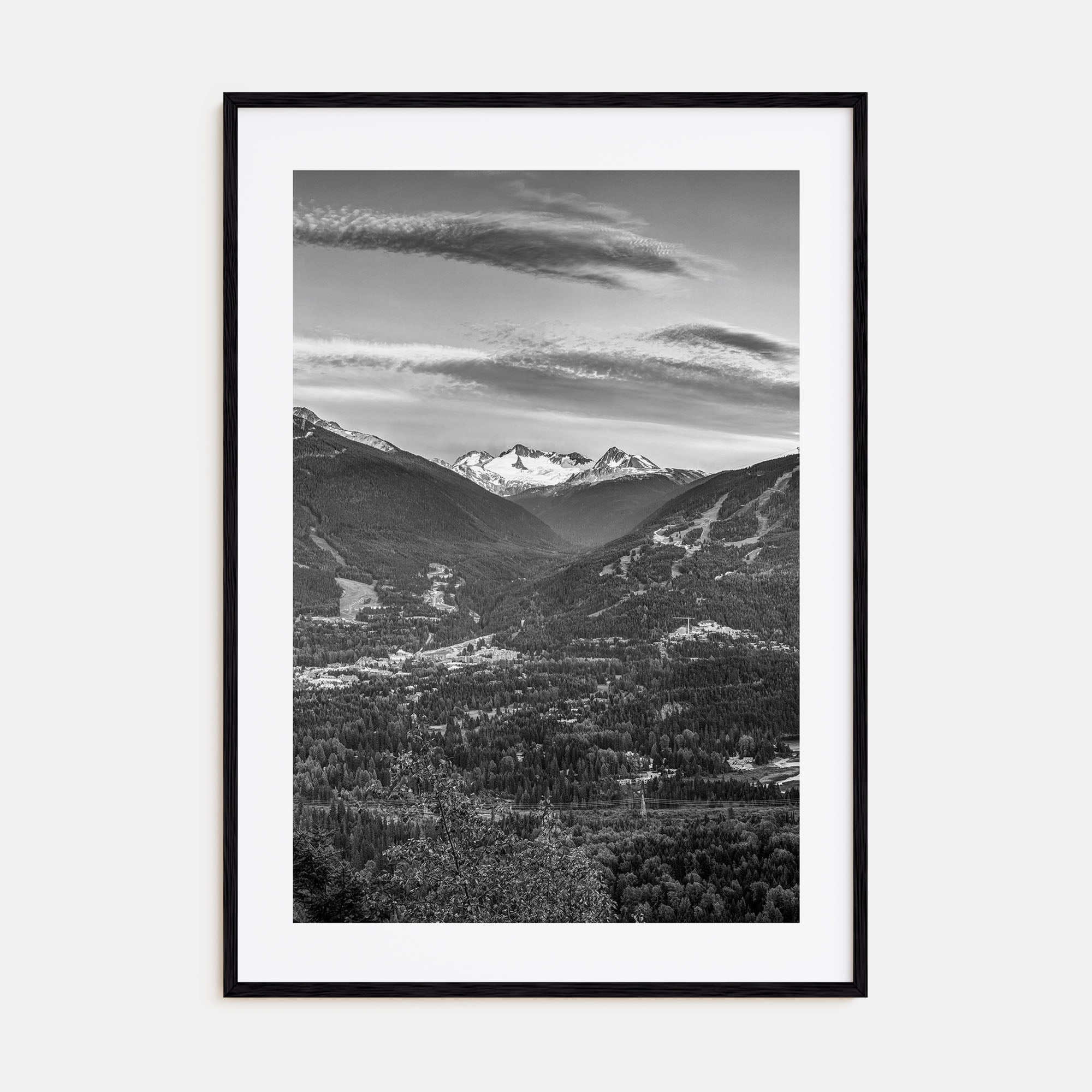 Whistler Photo B&W Poster