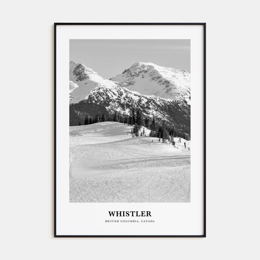Whistler Portrait B&W Poster