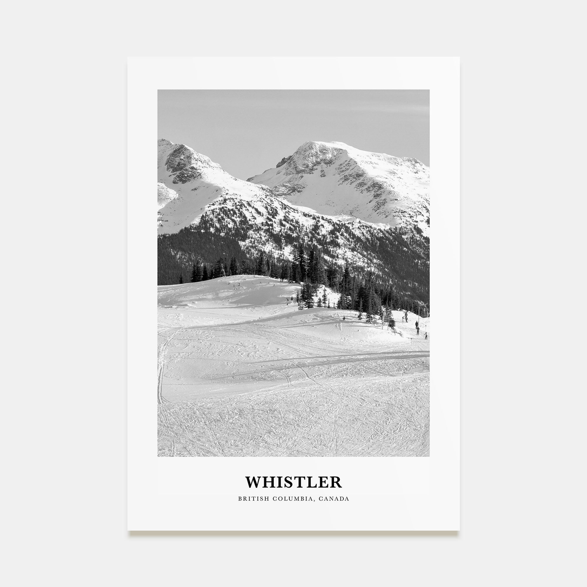 Whistler Portrait B&W Poster