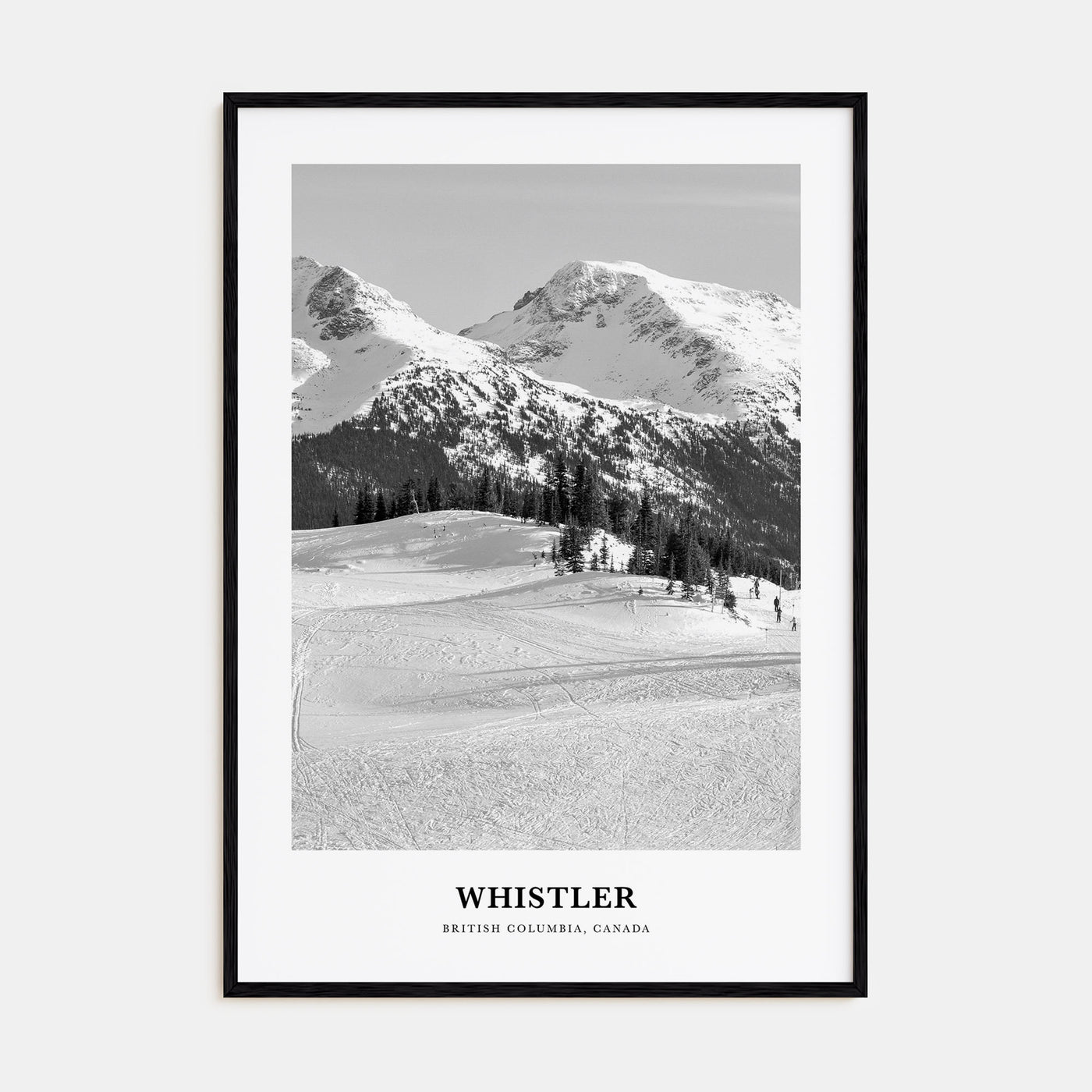 Whistler Portrait B&W Poster