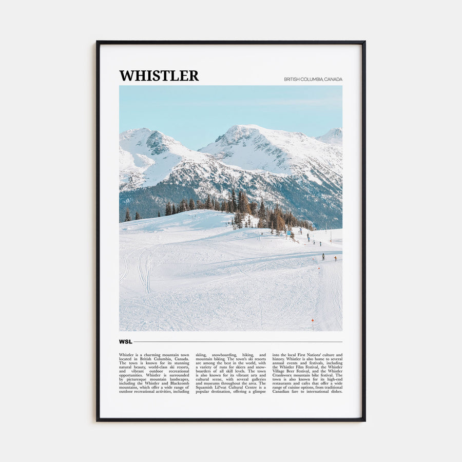 Whistler Travel Color Poster
