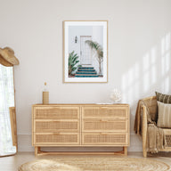 White Door Photo Color Poster