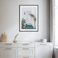 White Door Photo Color Poster