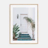White Door Photo Color Poster
