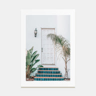 White Door Photo Color Poster