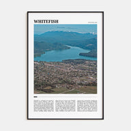Whitefish Travel Color Poster