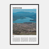 Whitefish Travel Color Poster