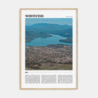 Whitefish Travel Color Poster