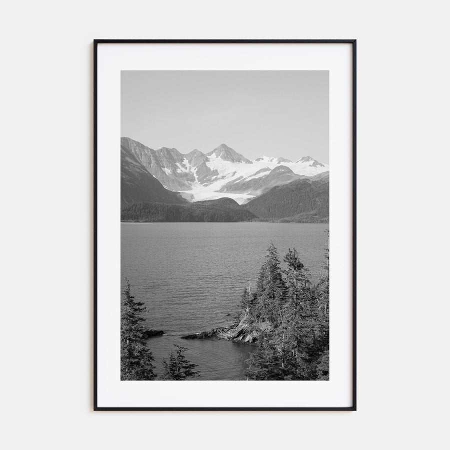 Whittier, Alaska Photo B&W Poster