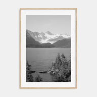 Whittier, Alaska Photo B&W Poster