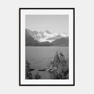 Whittier, Alaska Photo B&W Poster