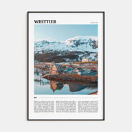 Whittier, Alaska Travel Color Poster