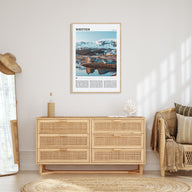 Whittier, Alaska Travel Color Poster