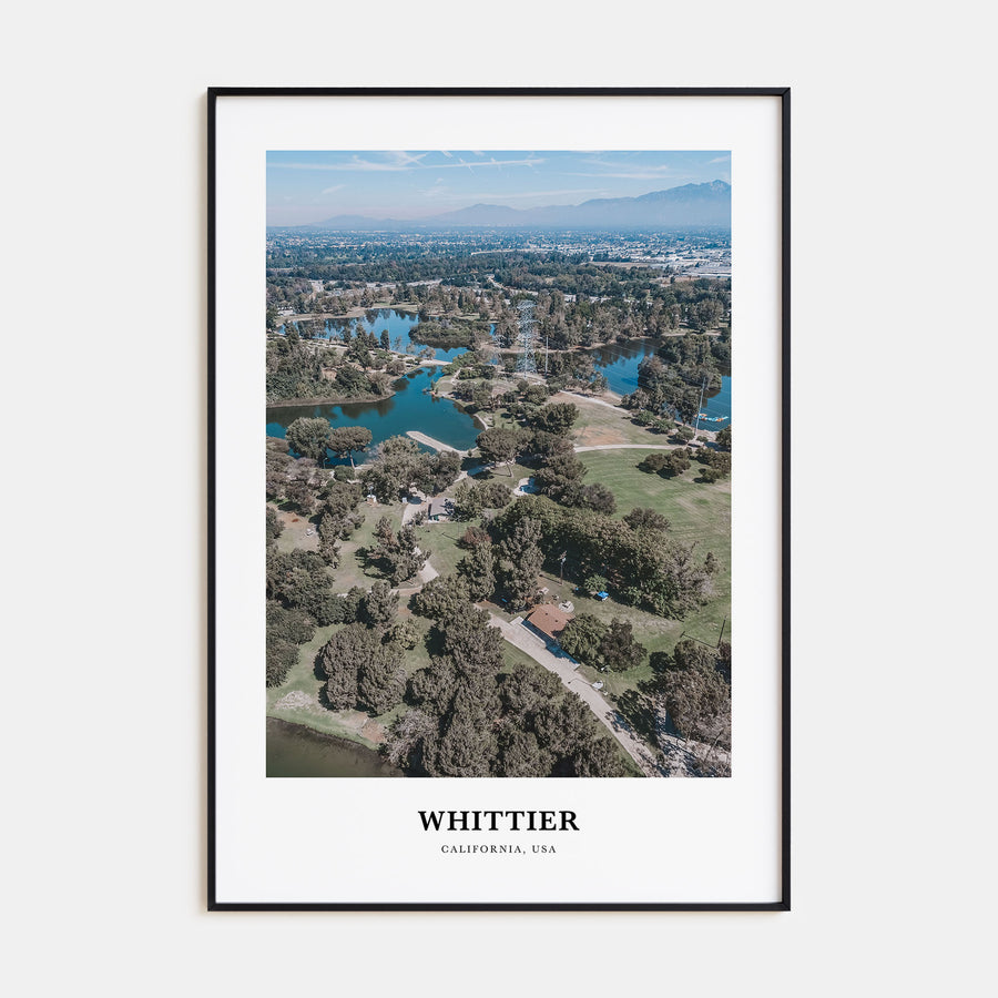 Whittier, California Portrait Color Poster