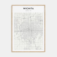 Wichita Map Portrait Poster