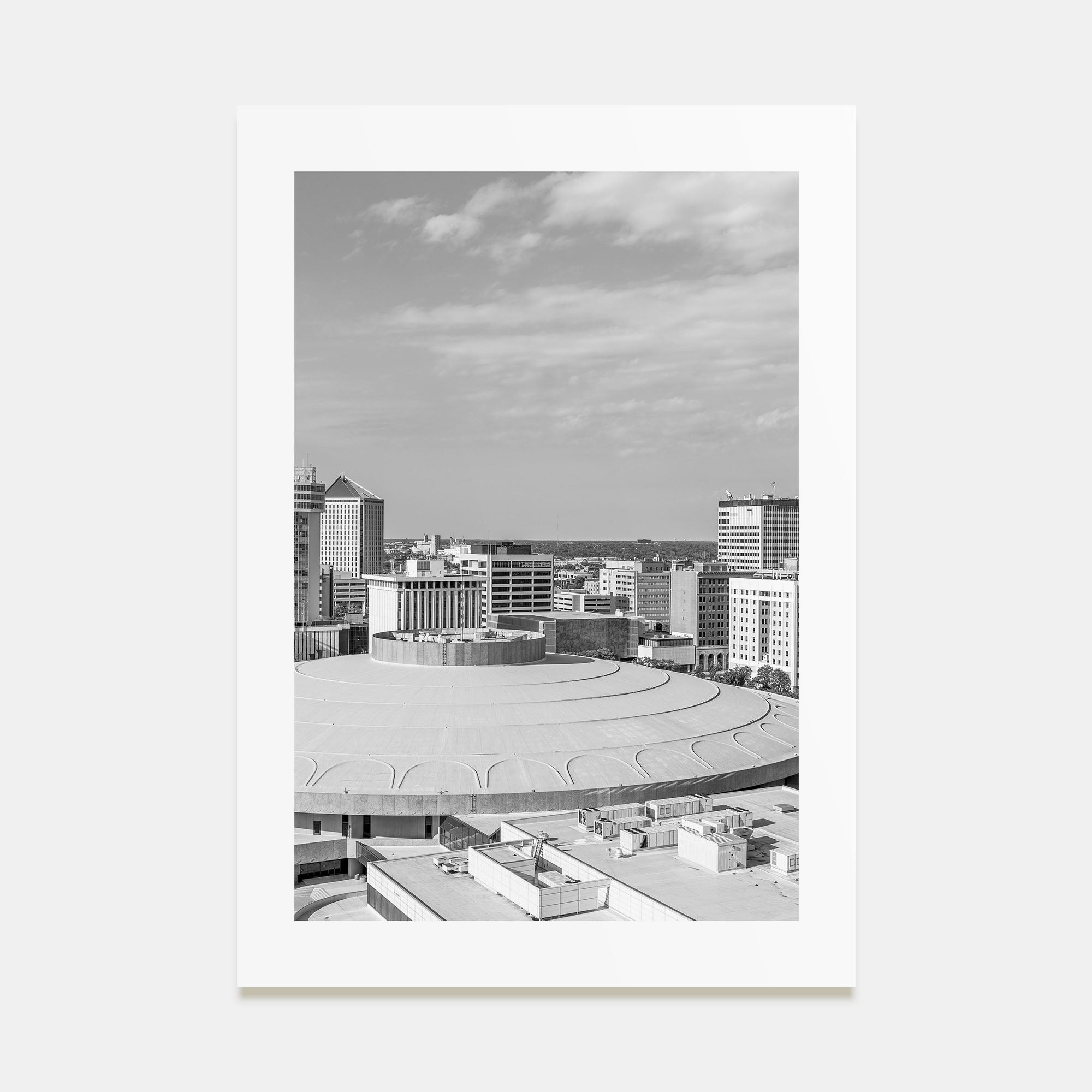 Wichita Photo B&W Poster