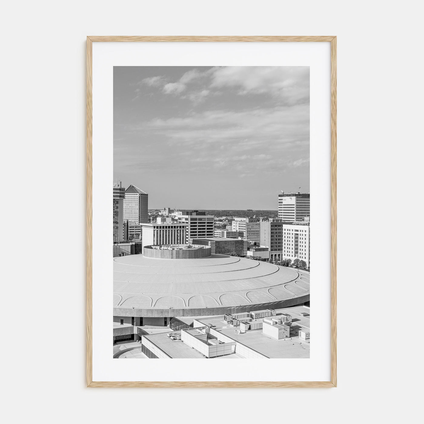 Wichita Photo B&W Poster