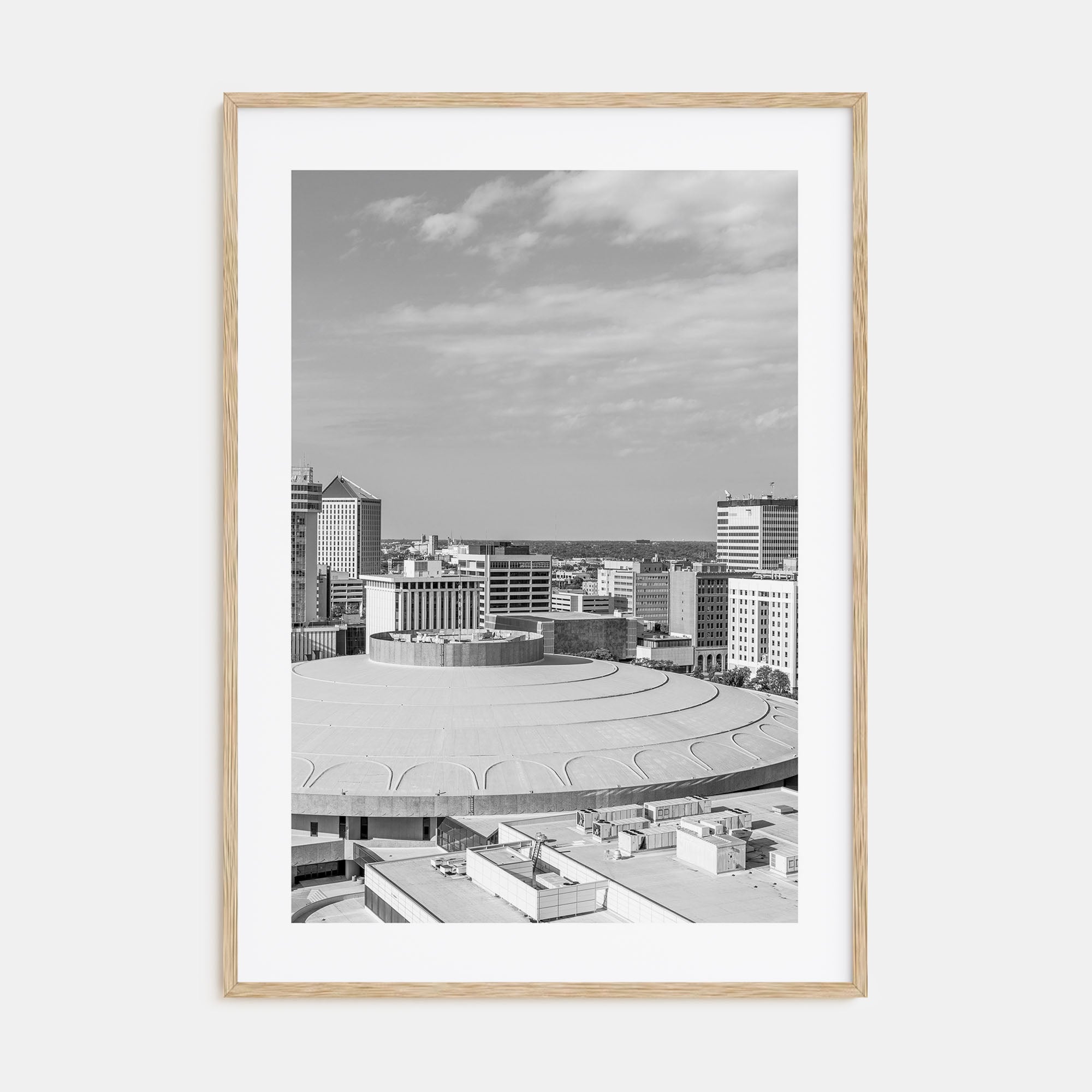 Wichita Photo B&W Poster