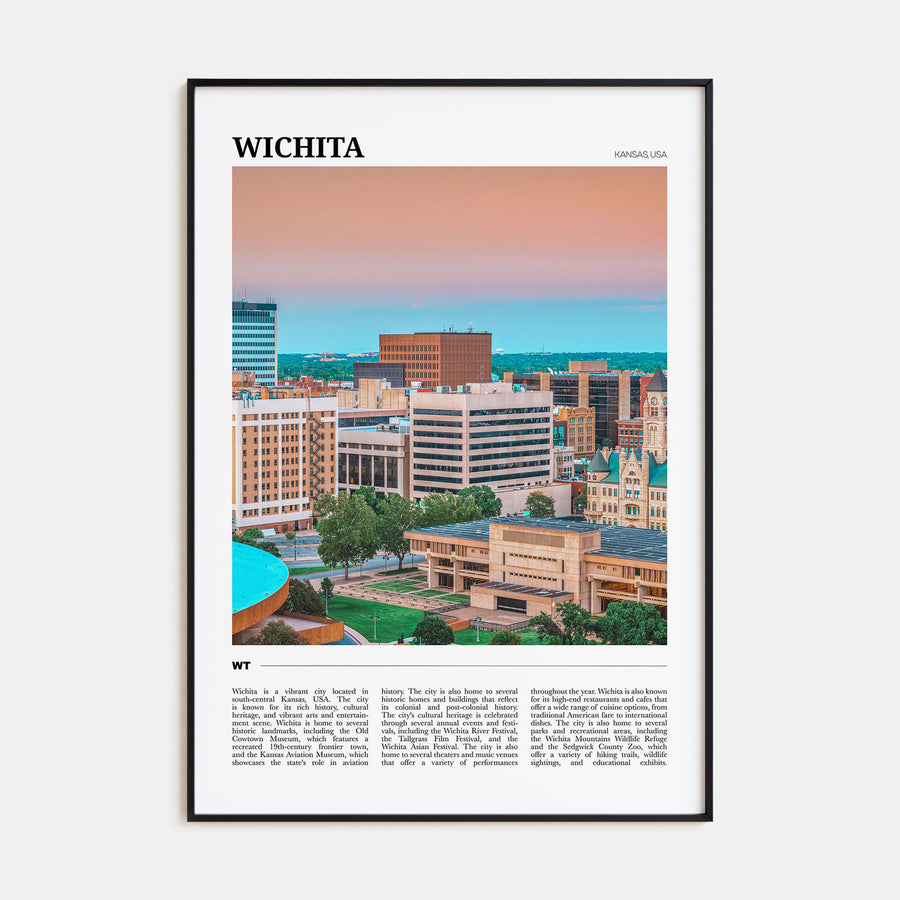 Wichita Travel Color Poster