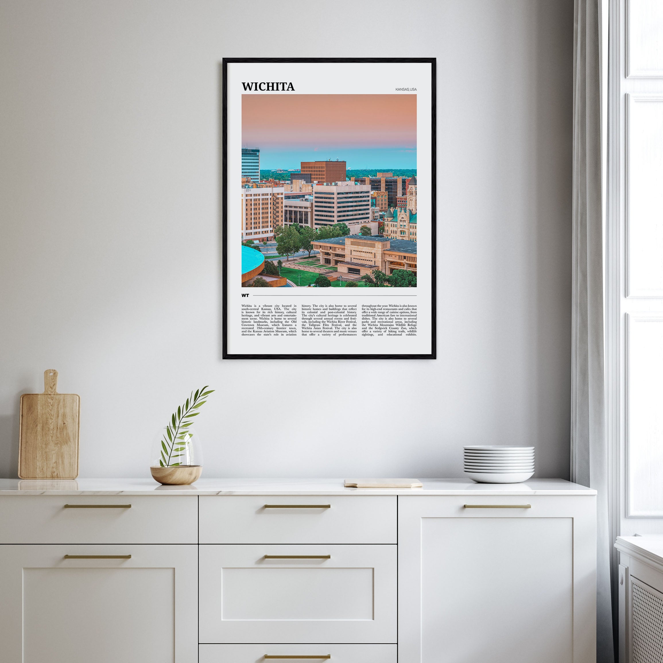 Wichita Travel Color Poster