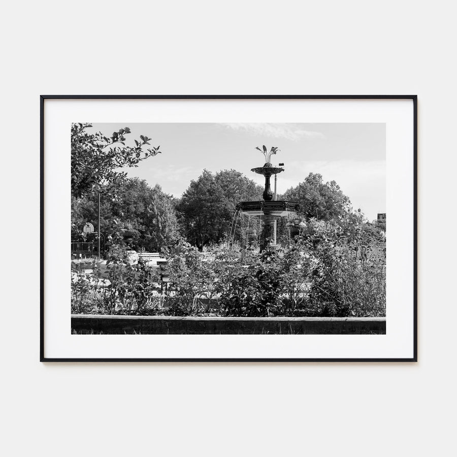 Wicker Park Landscape B&W Poster